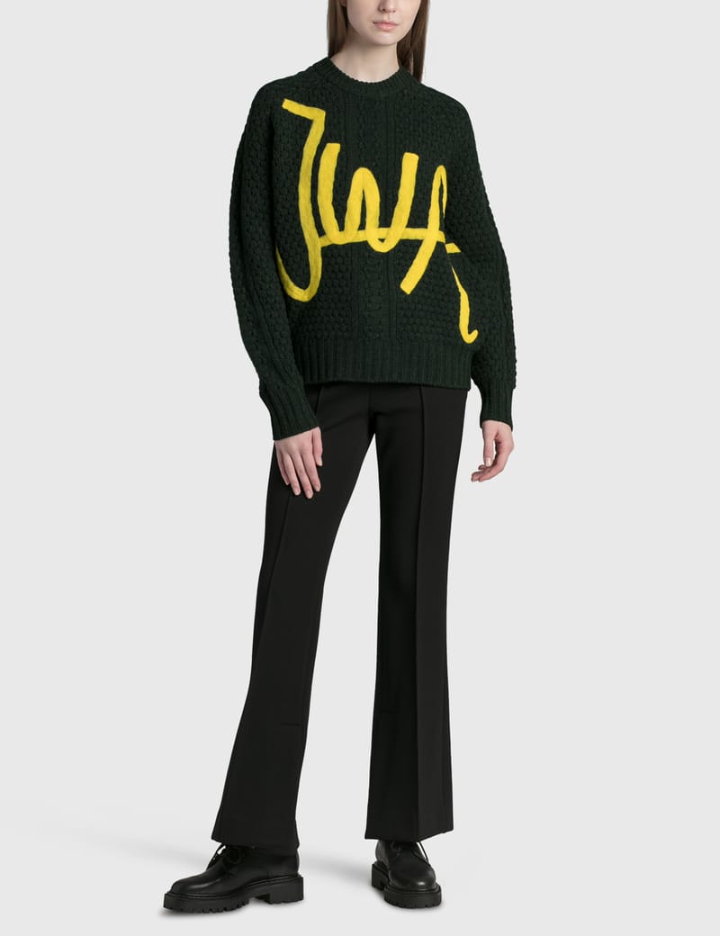 JW Anderson - JWA クルーネック ケーブル ジャンパー | HBX