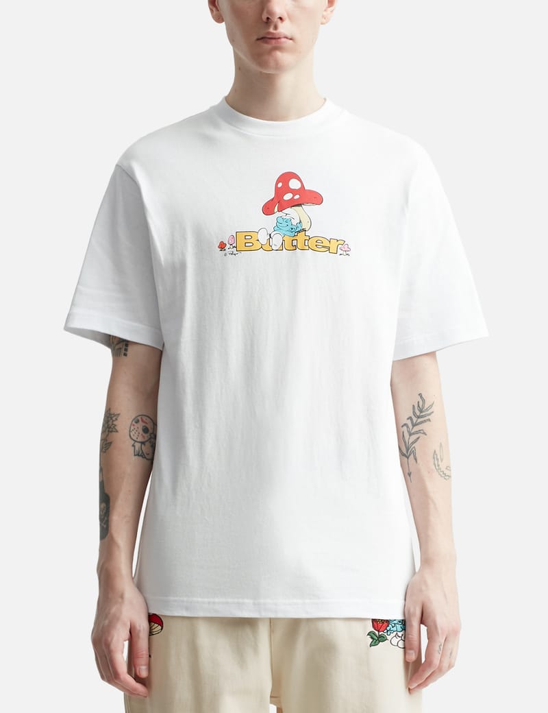 Butter Goods - Butter Goods x The Smurfs Lazy Logo T-shirt | HBX