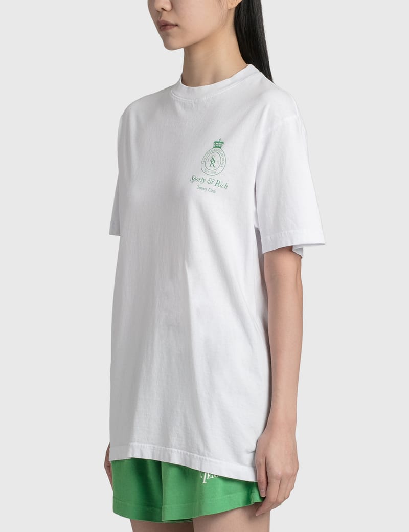 SPORTY&RICH(スポーティアンドリッチ) CROWN T SHIRT-