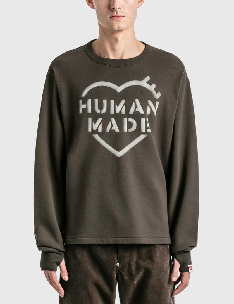 Human Made - Military Sweatshirt | HBX - HYPEBEAST 為您搜羅全球 ...