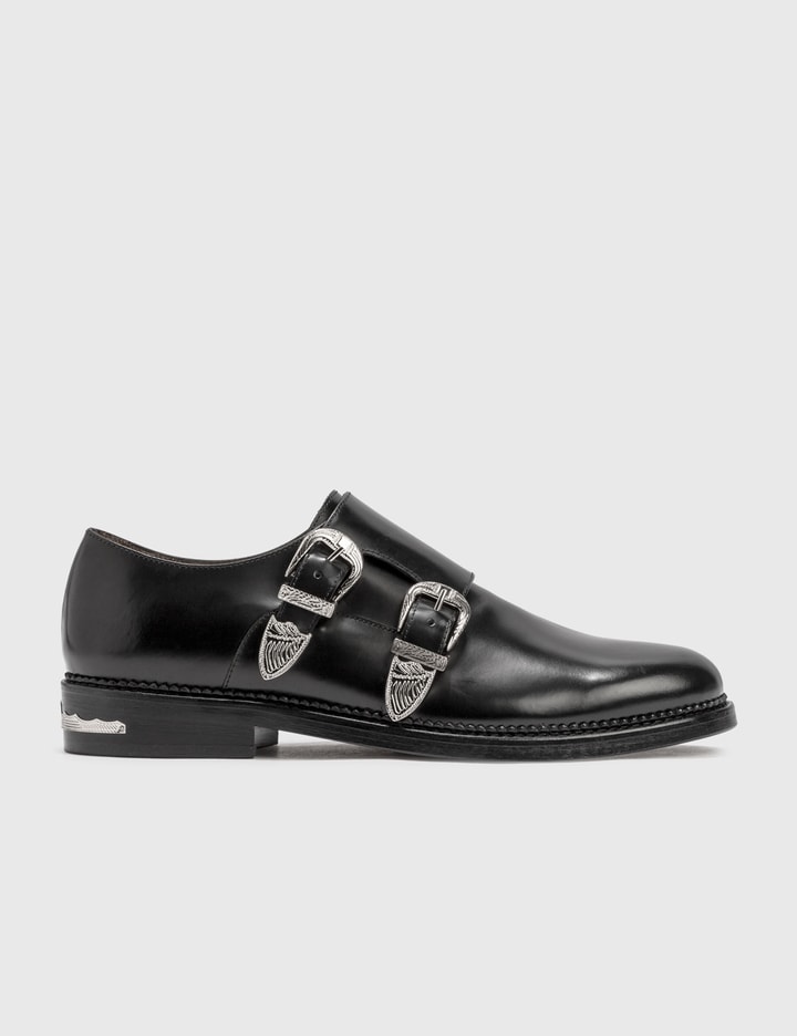 Toga Virilis - BUCKLED MONK SHOES | HBX - Globally Curated Fashion and ...