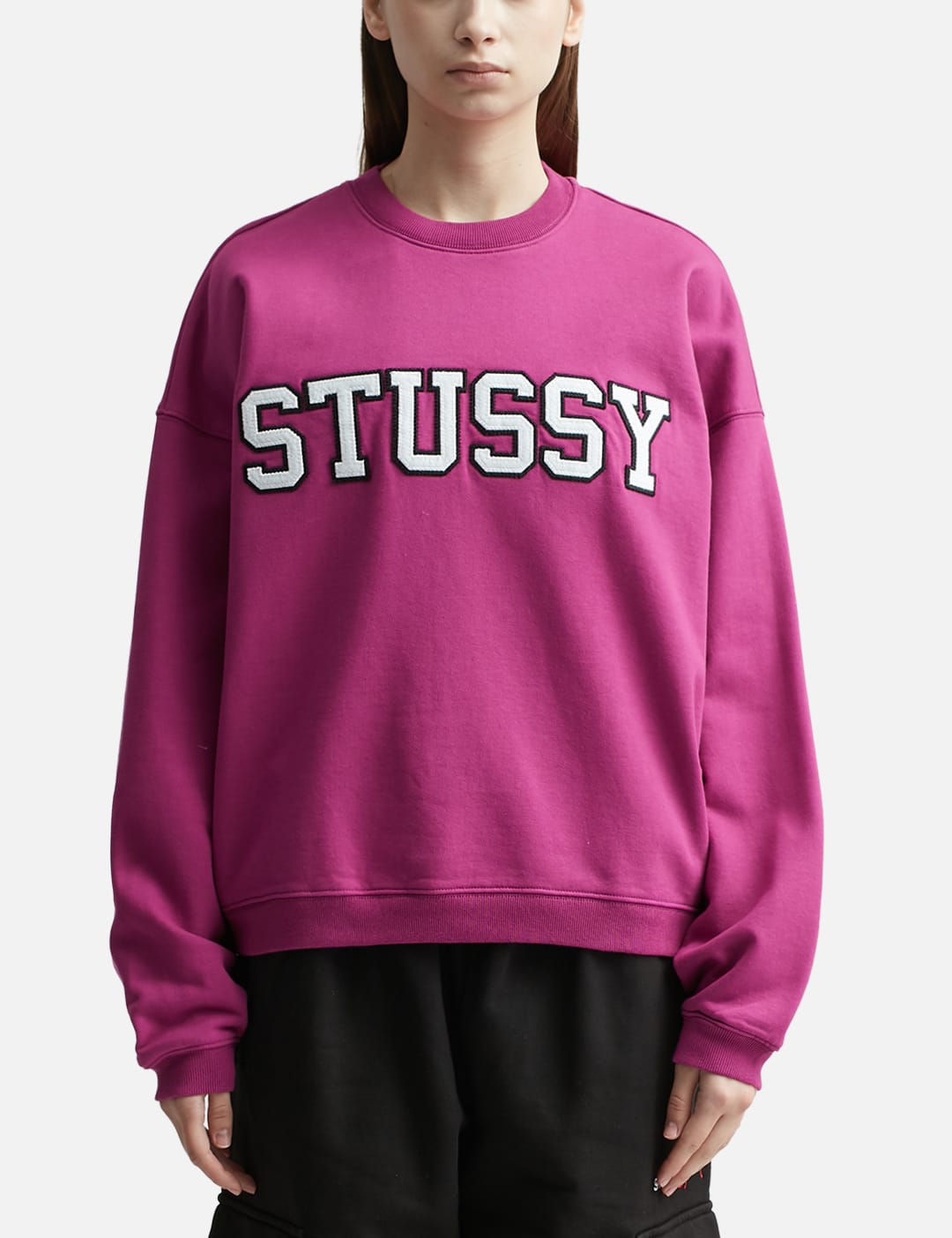 Stüssy - Relaxed Oversized Crewneck | HBX - Globally Curated