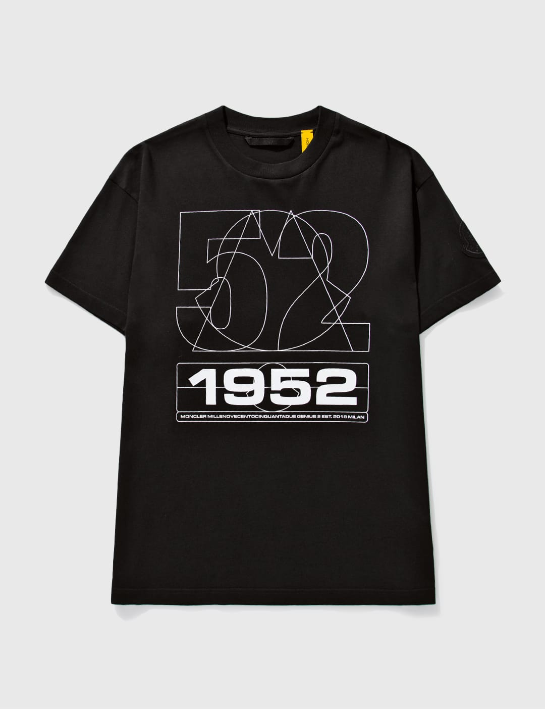 新品 MONCLER モンクレール 1952 半袖 Tシャツ 黒 Lファッション
