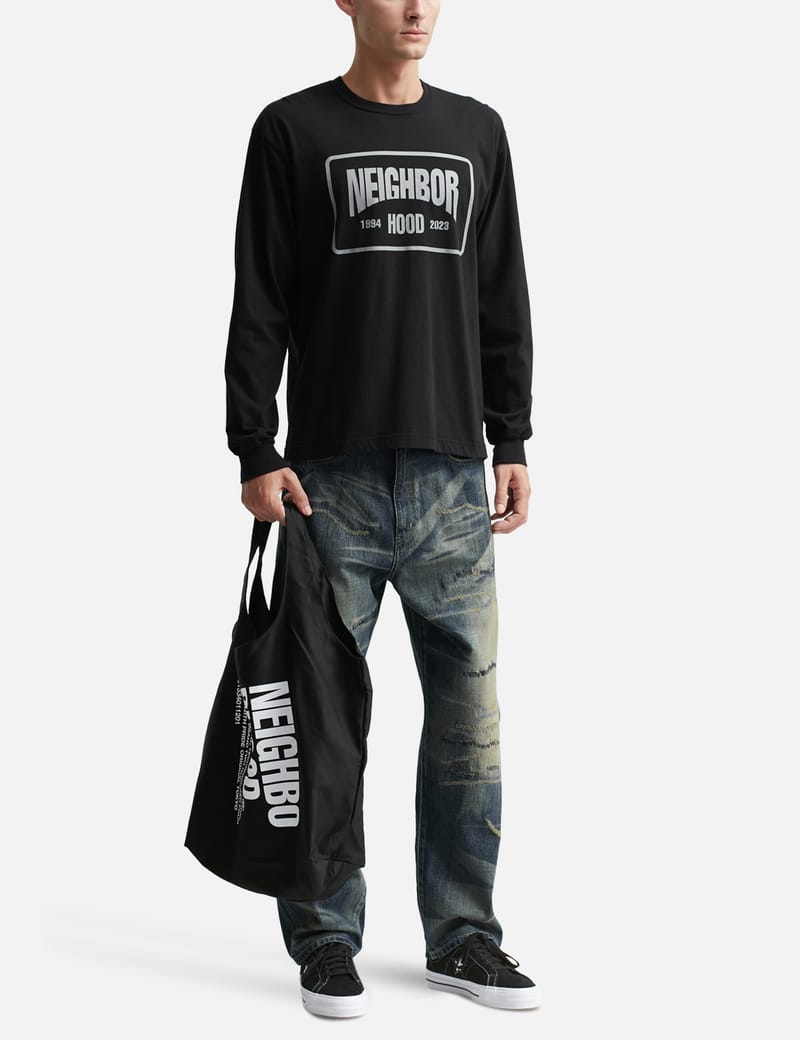 NEIGHBORHOOD - SAVAGE DENIM DP BASIC PANTS | HBX - HYPEBEAST 為您 ...