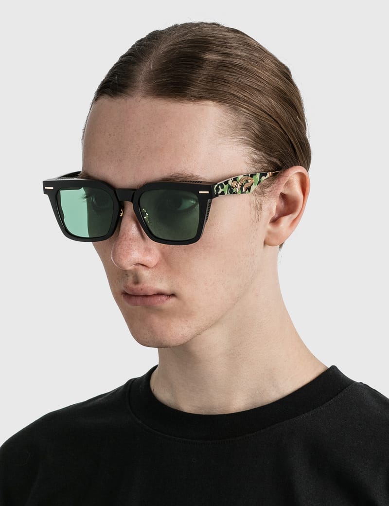 BAPE - Metal Shark Applique Sunglasses | HBX - Globally Curated