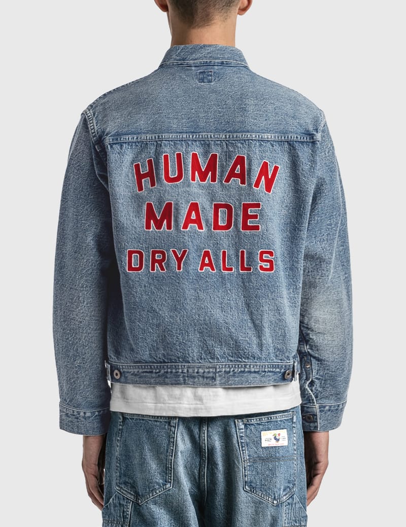 HUMAN MADE DRY ALLS ウォッシュ加工 ロゴパーカーメンズ