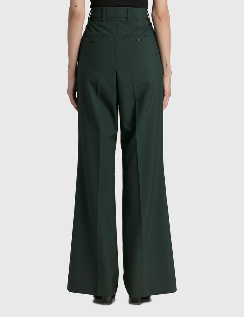 パンツ Ami Flared Trousers With Relaxed Fit BLACK Flare Fit Elasticated Trousers | AMI PARIS