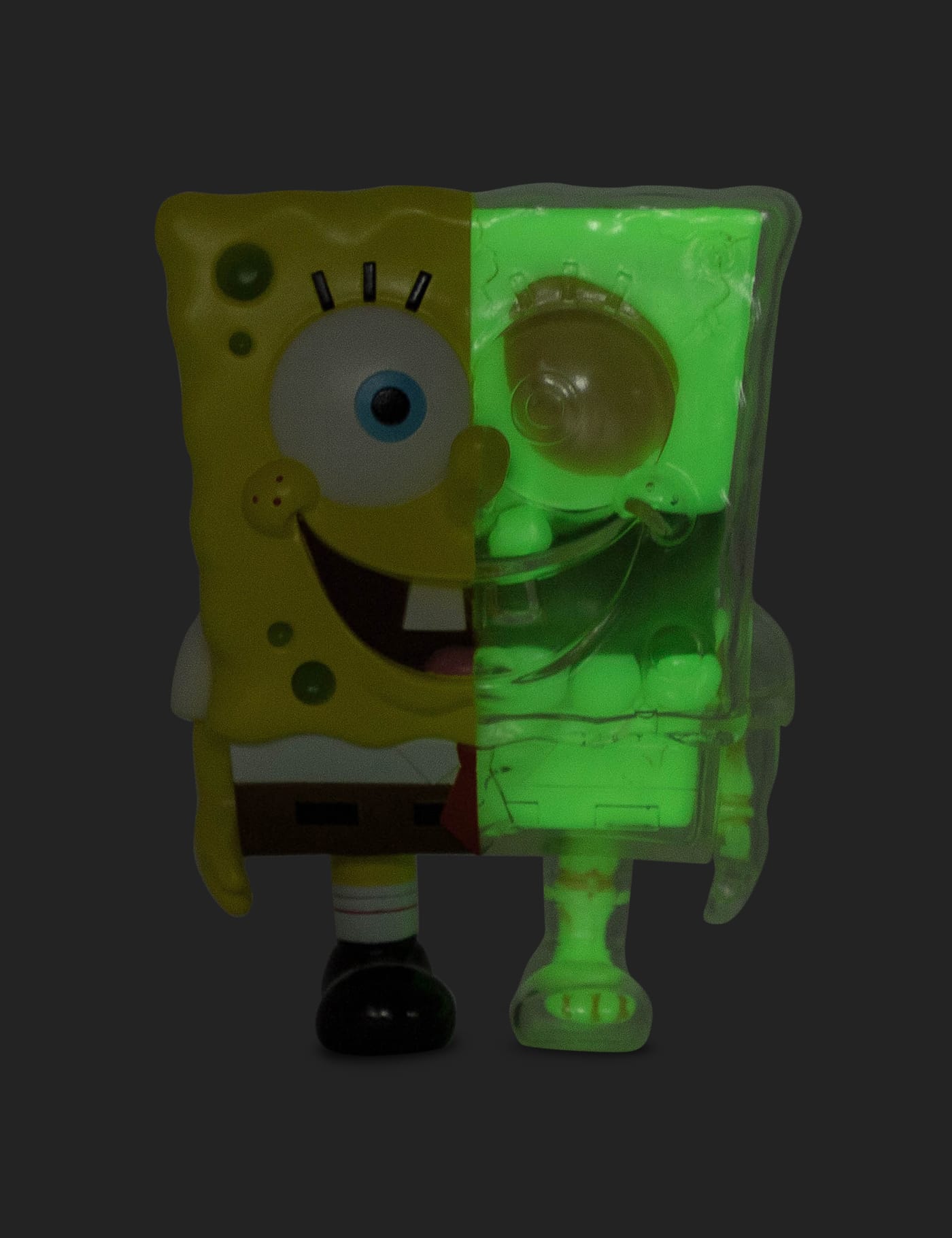 Secret Base - Spongebob X-Ray Full Color Yellow G.I.D Ver. | HBX 