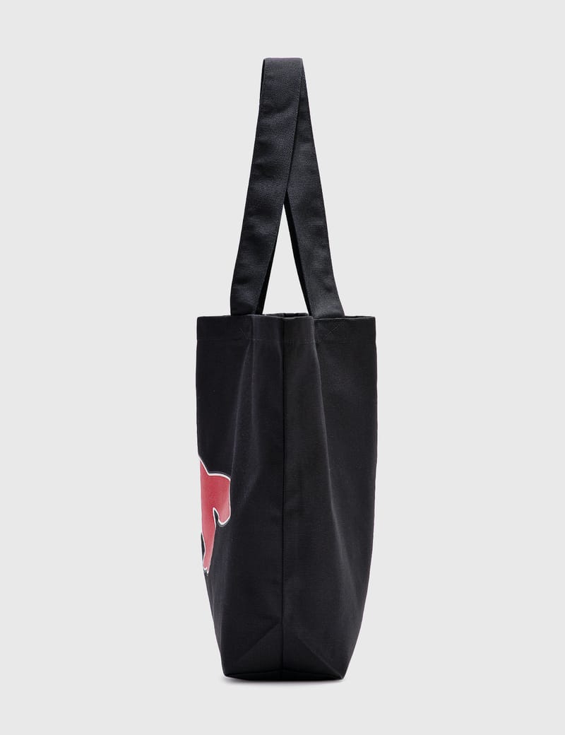 Maison Kitsuné - Tricolor Fox Tote Bag | HBX - Globally