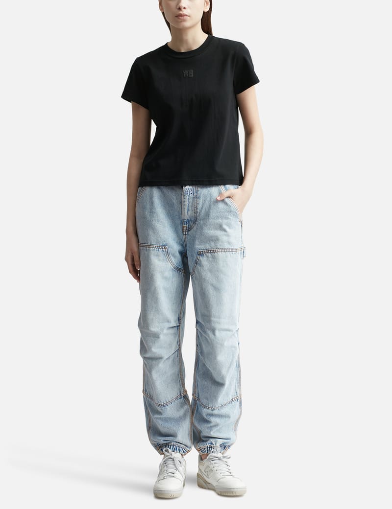 T By Alexander Wang - Essential Jersey Shrunk T-shirt | HBX