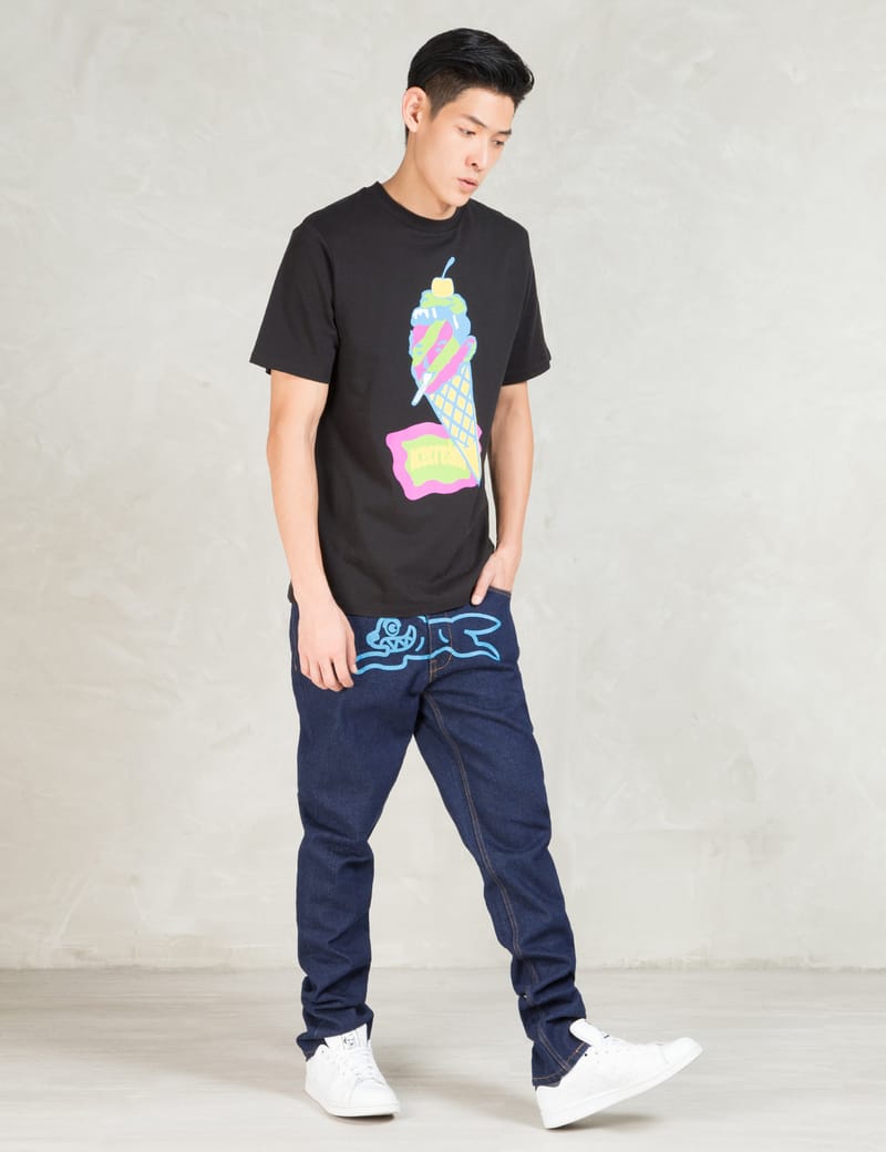 Icecream - Navy Running Dog Denim Pants | HBX - Globally Curated