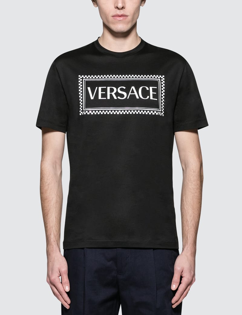 Versace box discount logo t shirt