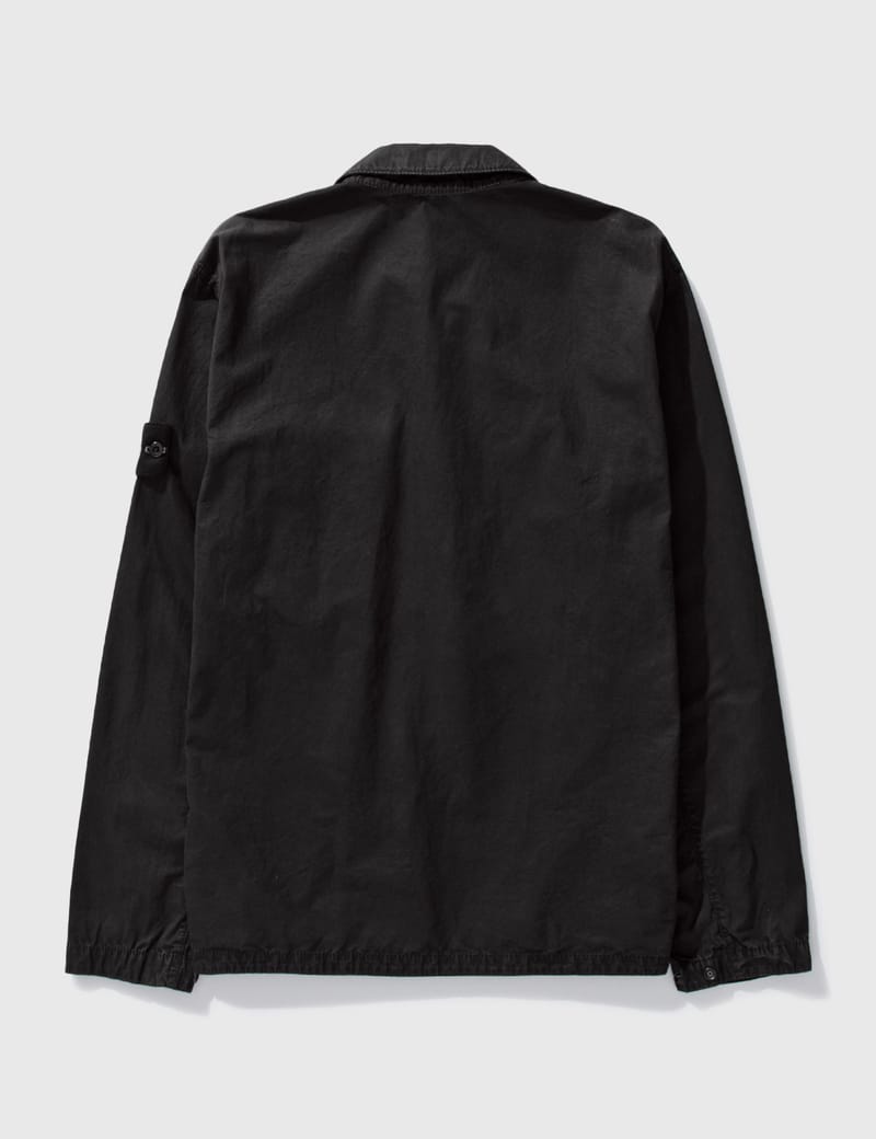 Stone  シャツ　オーバーシャツ M STONE ISLAND(ストーンアイランド) zip front over shirt ジップ