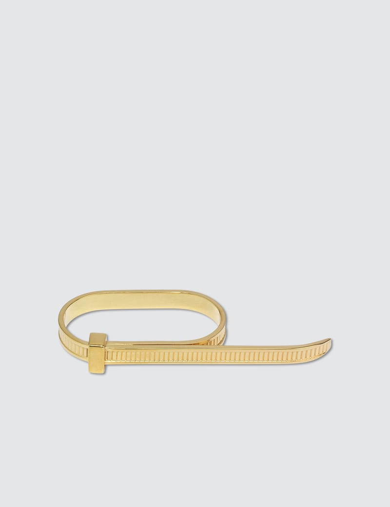 AMBUSH® - Zip Tie 2-Finger Ring | HBX - Globally Curated Fashion