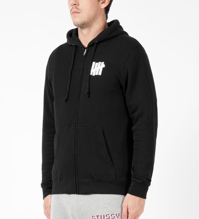 Black 5 Strike Zip Hoodie