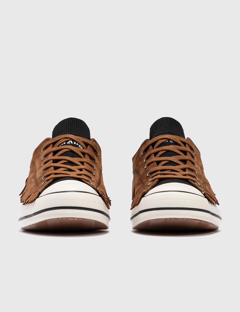 Palm Angels - Fringe Basket Low Vulcanized Sneaker | HBX