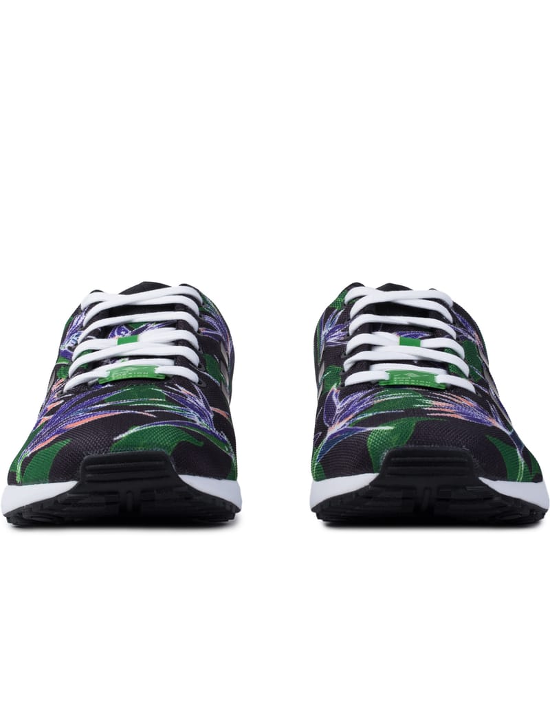 adidas Originals - Black Flower/White B34518 ZX Flux Shoes | HBX