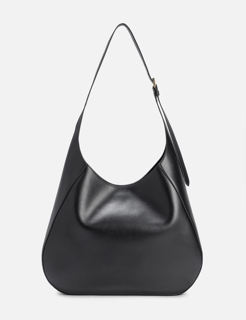 Prada - Large Leather Shoulder Bag With Top Stitching | HBX
