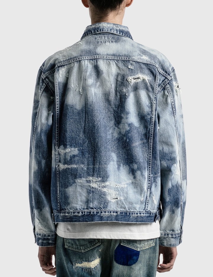 FDMTL - 10 Years Wash Denim Jacket | HBX - Globally Curated Fashion and ...