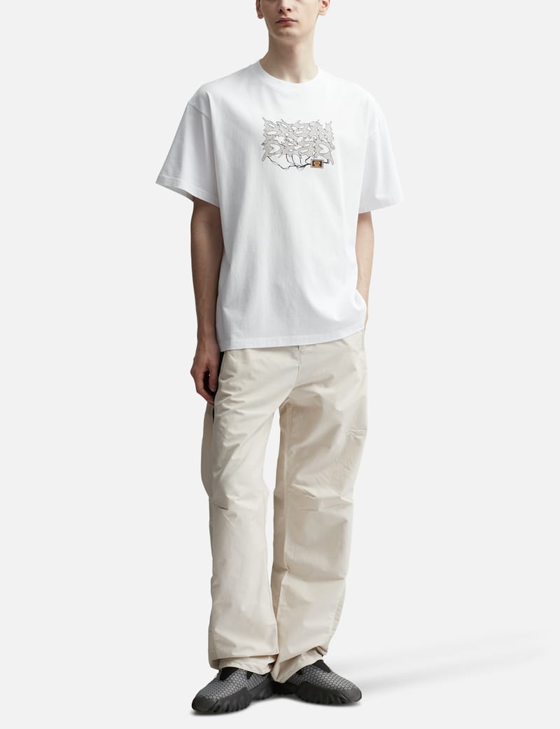 BRAIN DEAD BIO ORGANIC MUTATOR Tシャツ 半袖 White 送料込み BRAIN DEAD BIO ORGANIC MUTATOR Tシャツ 半袖 White 送料込み