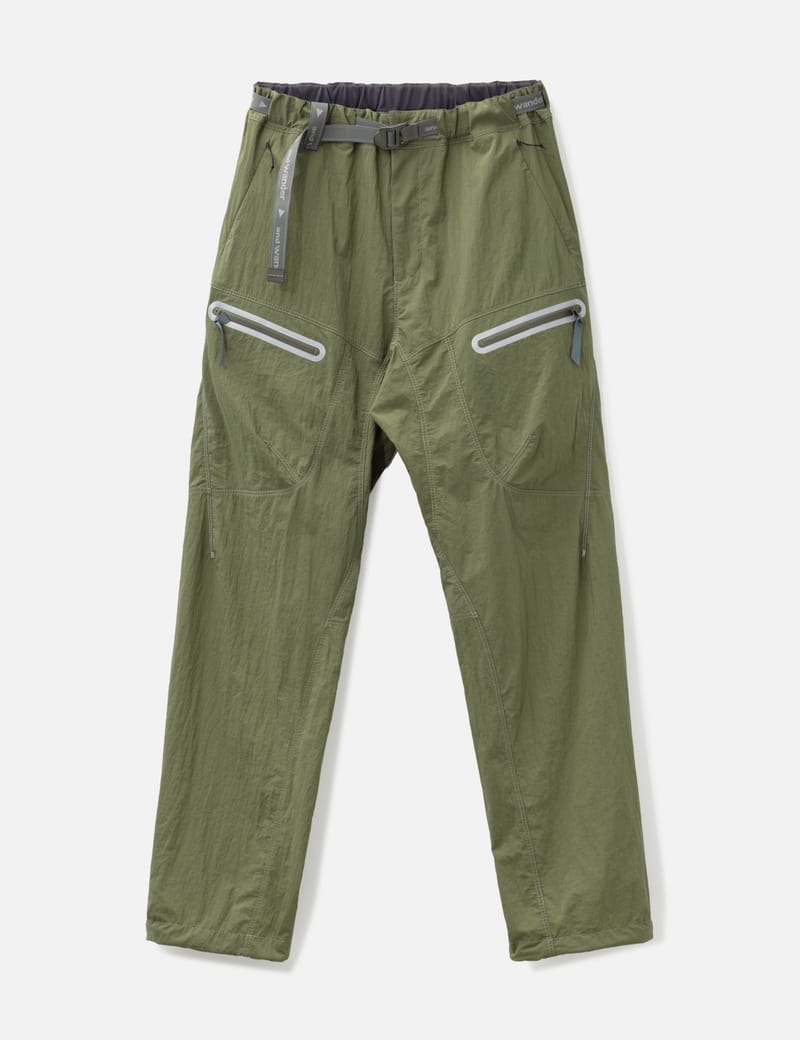 and wander - Wool Twill Wide Pants | HBX