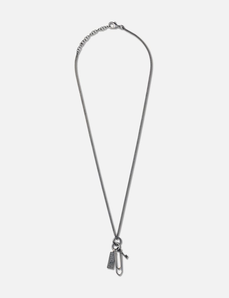 MM6 Maison Margiela Found Objects Necklace - Brass paperclip