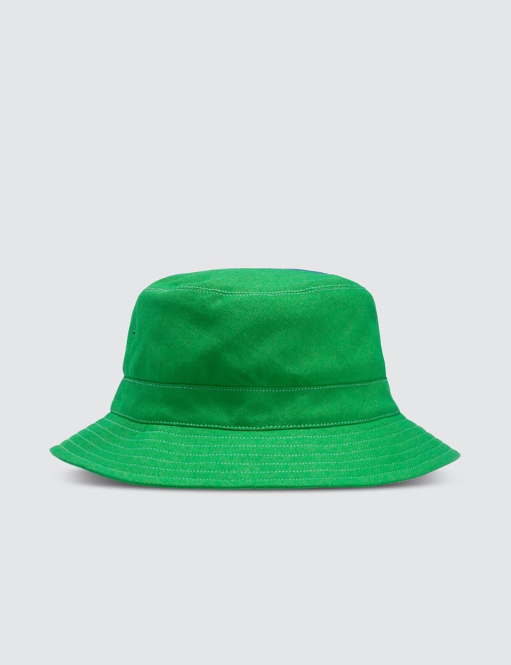 JW Anderson - Green & Blue Color-blocked Bucket Hat | HBX - Globally ...
