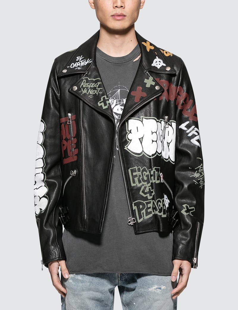 Faith Connexion - Tag Leather Jacket | HBX - Globally Curated