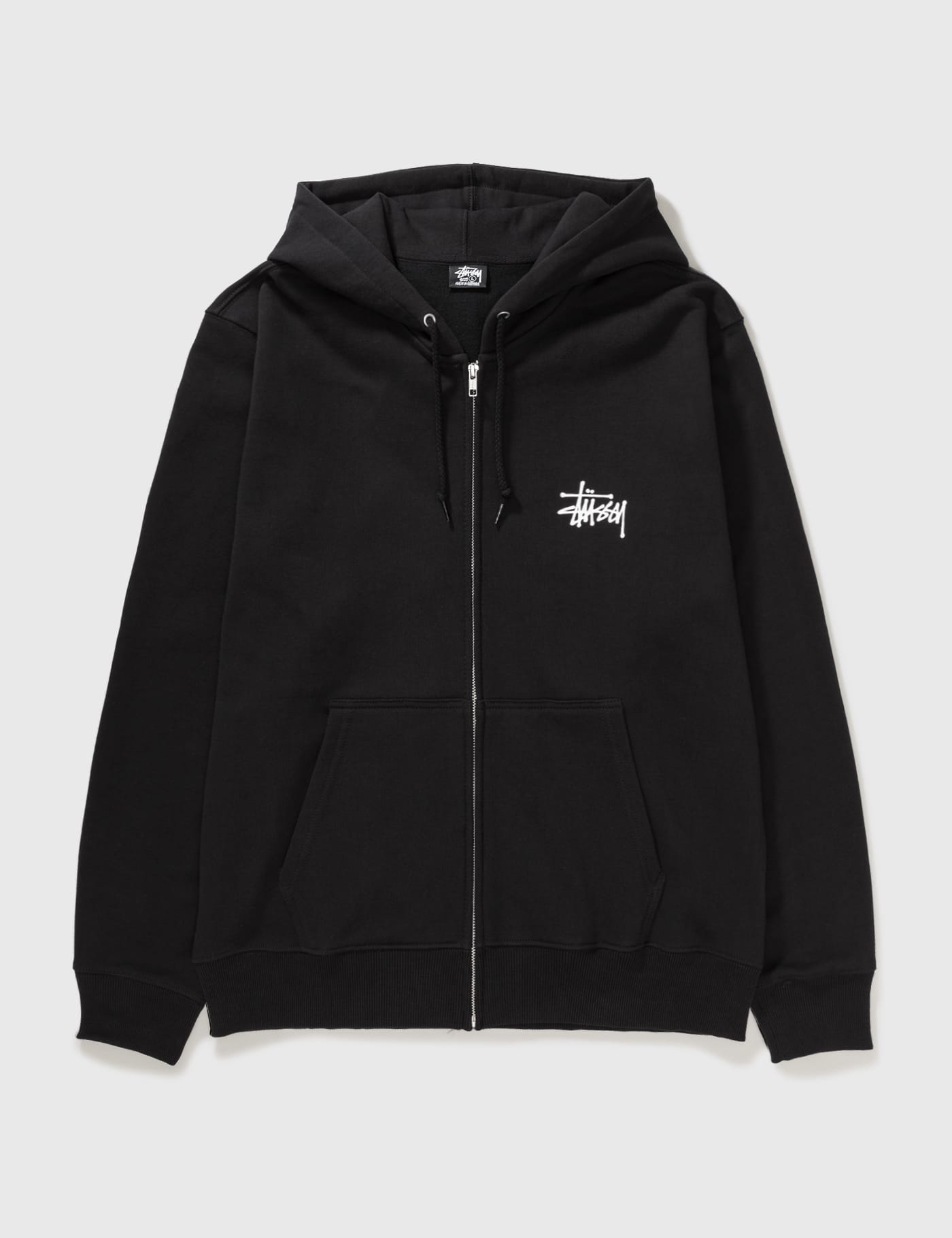 stussy zip hoodie