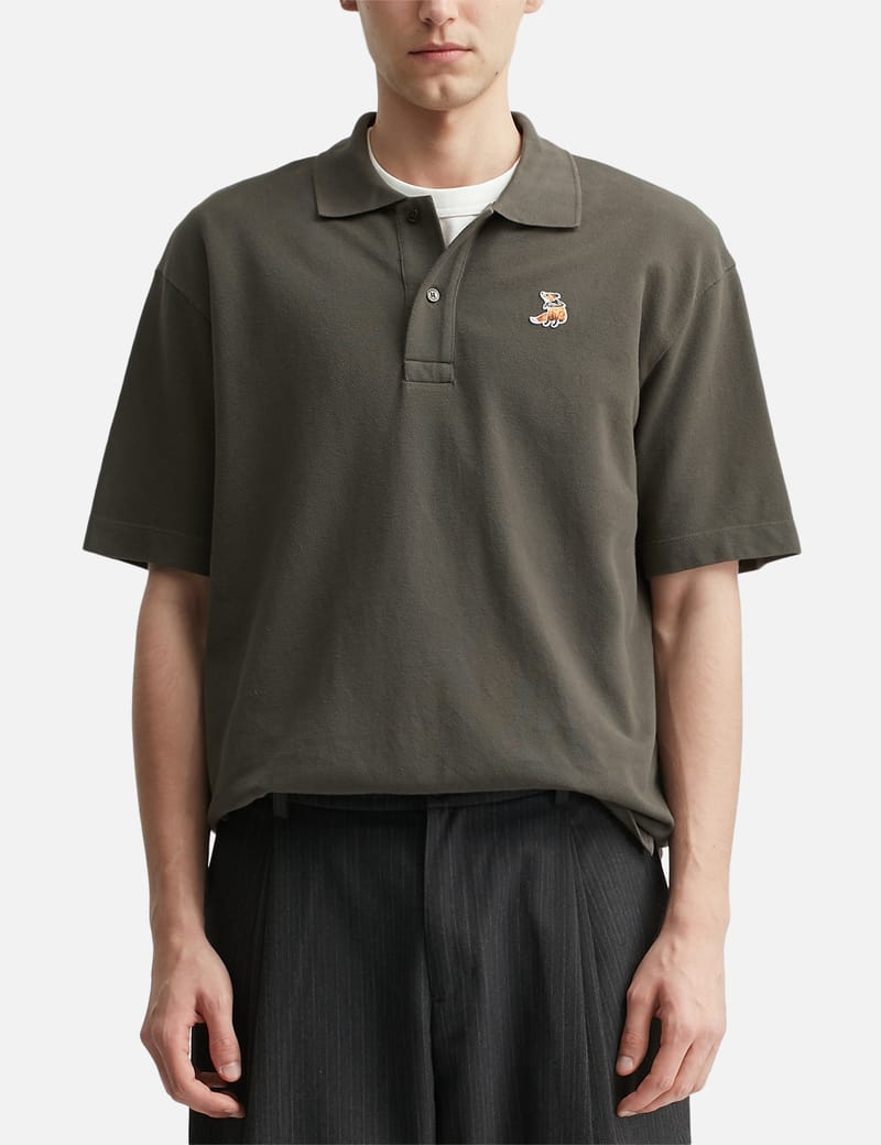 新品！早い者勝ち！定価以下！Maison Kitsune ポロシャツ MAISON KITSUNE(メゾン キツネ)｜【MEN】FOX HEAD REGULAR ポロシャツ