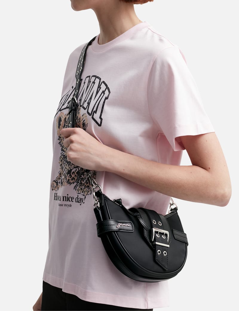 Ganni - Bucky Bag Small Crossbody Nylon | HBX - ハイプ