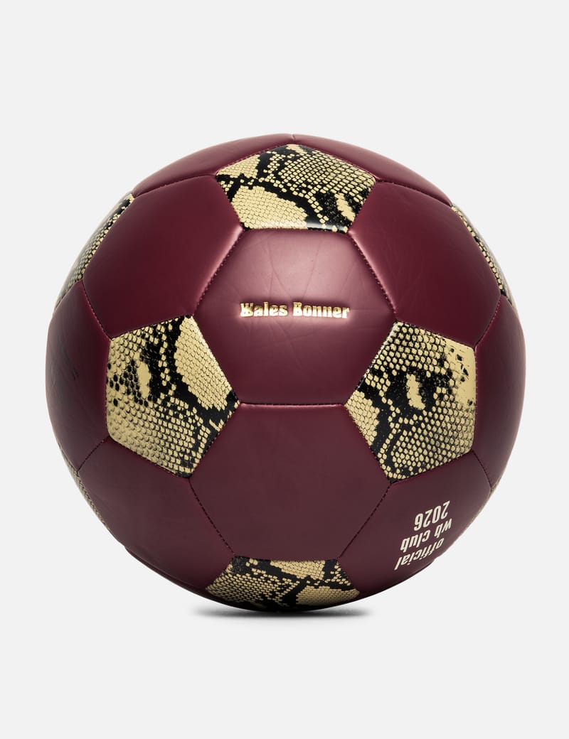 サッカーボール  Wales Bonner Soccer Ball adidas Originals X Wales Bonner Soccer Ball - Burgundy PU leather
