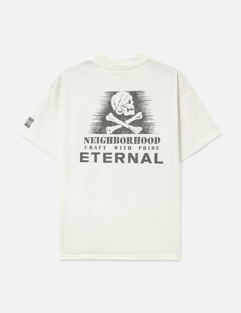 Saint Michael Neighborhood Skull T-Shirt - New white 100% cotton
