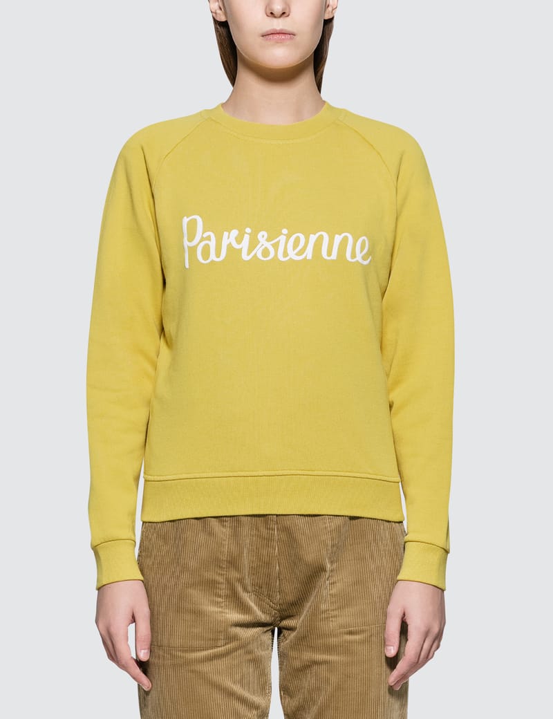 Maison kitsune best sale parisienne sweatshirt