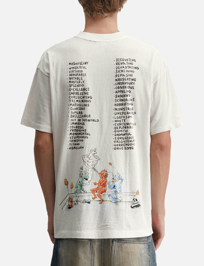 Saint Michael Saint Wet Short Sleeves T-Shirt - wide-fit graphic