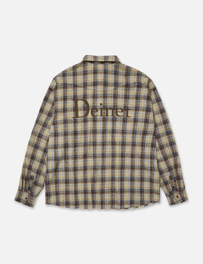 17-DEINET-RAW-CUT-CHECK-SHIRTS