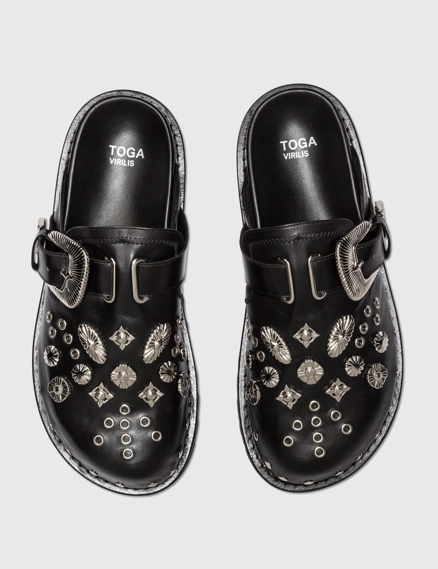 Toga Virilis - Studded Leather Slip-on Boots | HBX - Globally