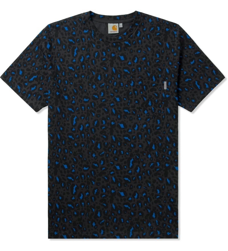 Carhartt Work In Progress - Leopard Print/Eclipse S/S Pocket