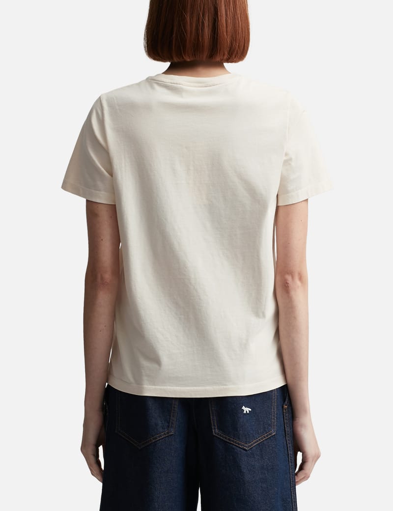 その他 Baby Fox Patch T-Shirt - Maison Kitsune - Cotton - White Maison Kitsuné - Baby Fox Patch Pocket T-shirt | HBX