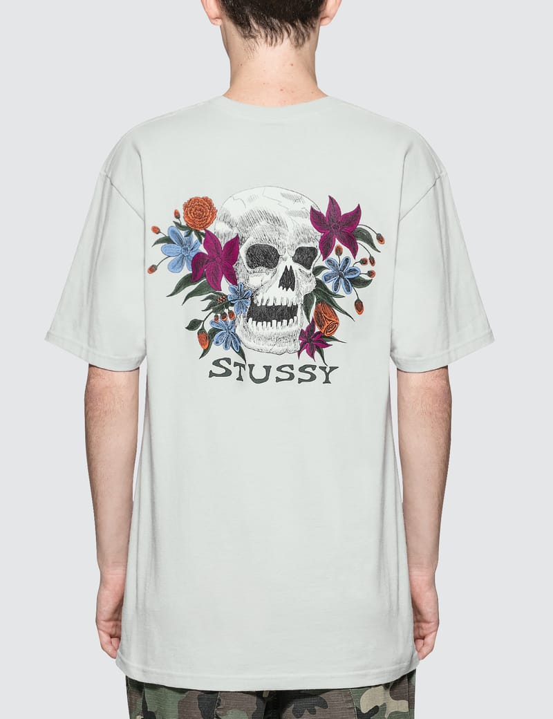 Stüssy - Hippie Skull T-Shirt | HBX - HYPEBEAST 為您搜羅全球潮流