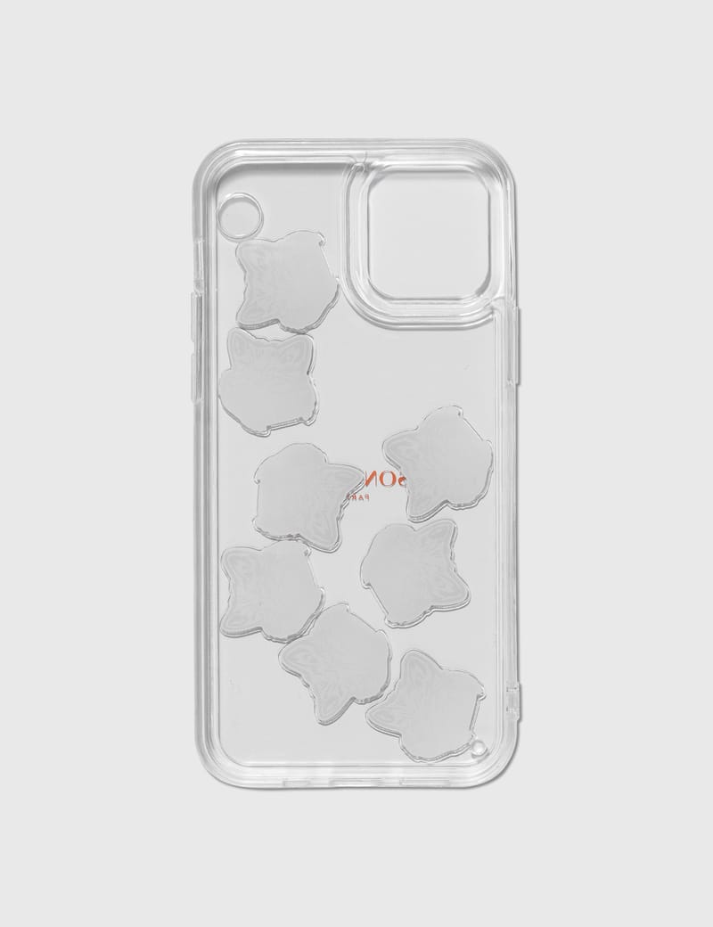 Maison Kitsuné - Big Fox Head Aqua iPhone Case | HBX - Globally