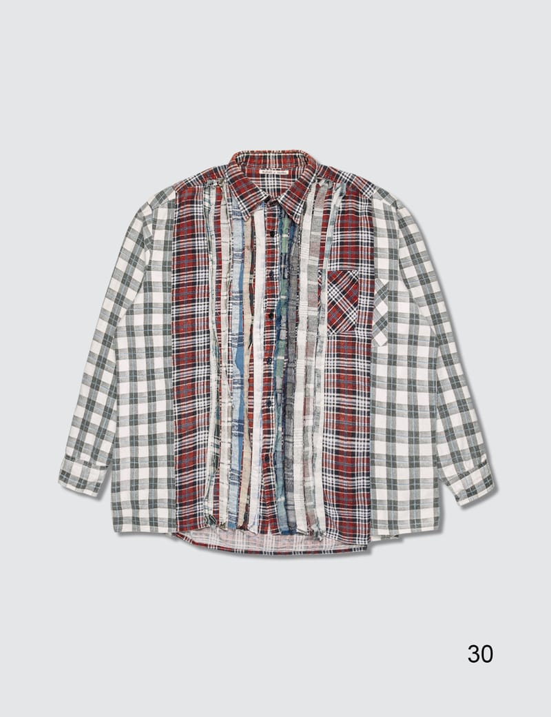 Needles - Ribbon Cuts Flannel Shirt | HBX - Globally Curated