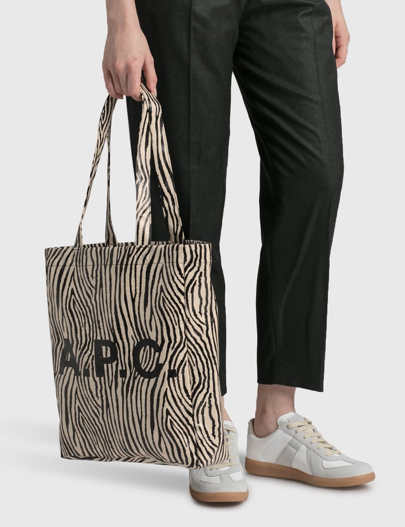 A.P.C. - ZEBRA PRINTED TOTE | HBX - Globally Curated Fashion and