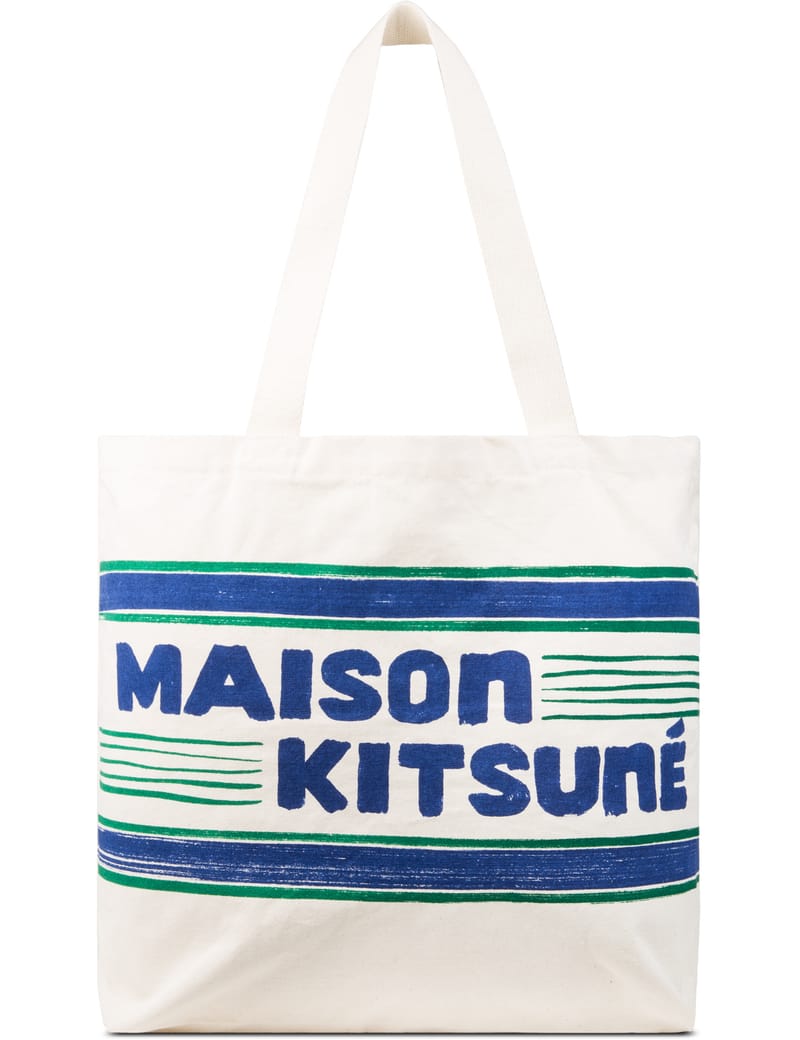 【送料&関税込】Maison KitsunAC Handwriting Tote MAISON KITSUNE HANDWRITING TOTE | Maison Kitsuné