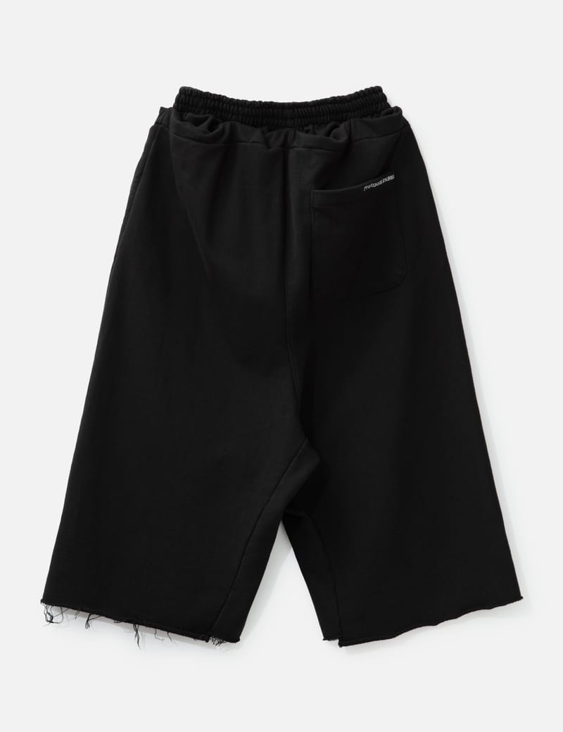 Protocol-Index Folded Waist Jorts - Semi-oversized black denim