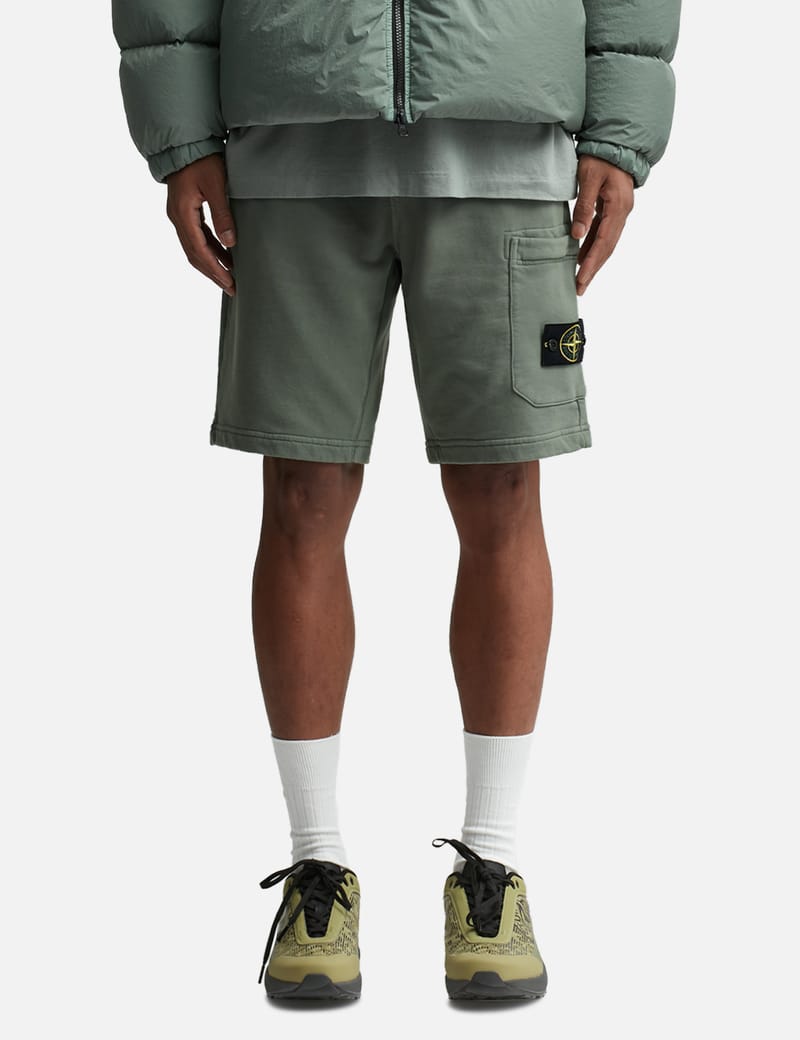 Stone Island Sweat Short hotsell Olive Green Medium