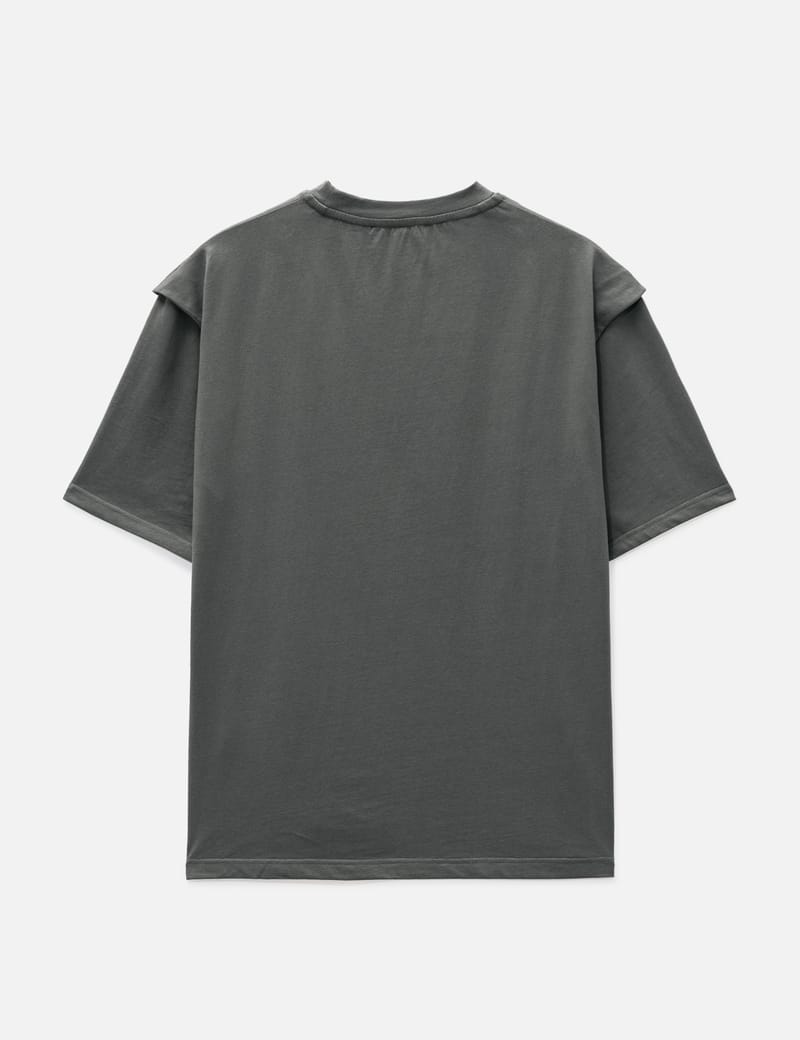 Tシャツ・カットソー HELIOT EMIL Men T Shirts PRESS25M08074 BLK01 BLACK HELIOT EMIL ++ FLUXUS TEE