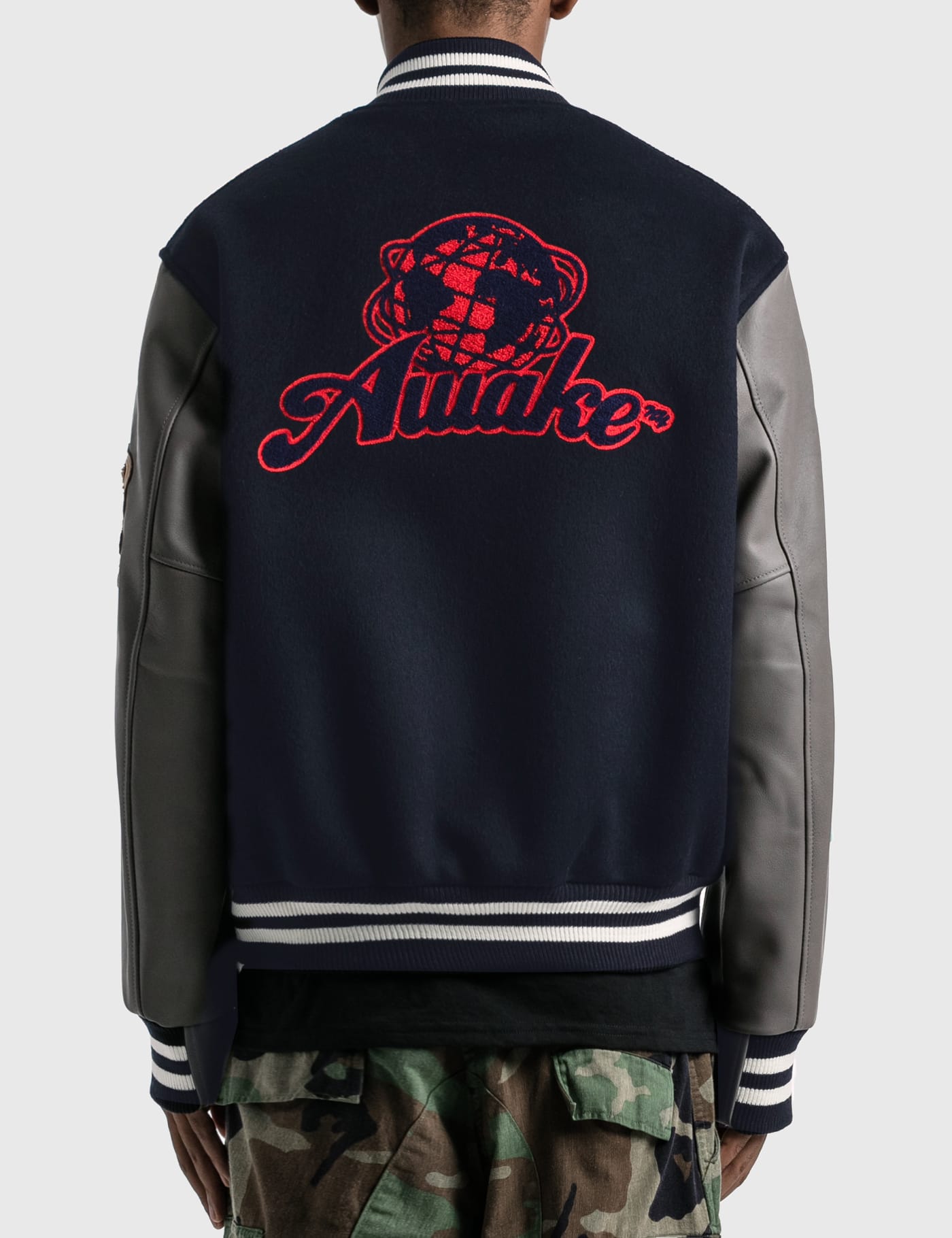 Awake NY - Chenille Patches Varsity Jacket | HBX - Globally Curated Fashion  and Lifestyle by Hypebeast