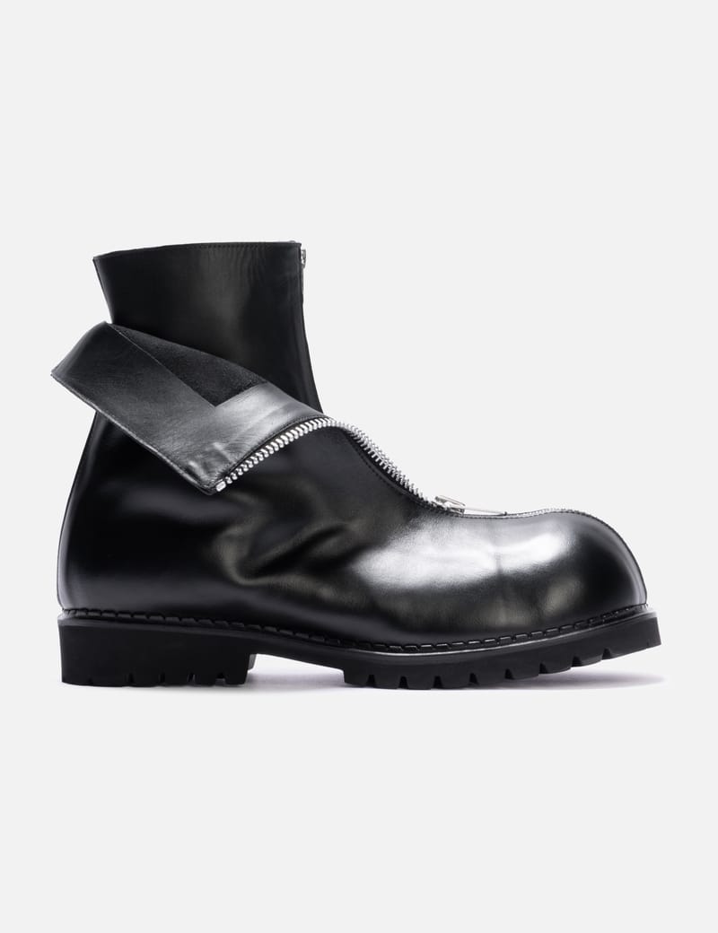 NO IDEA Foot 2 Zip 2 Layer Boots - レザー仕立てのミッドカーフ丈で