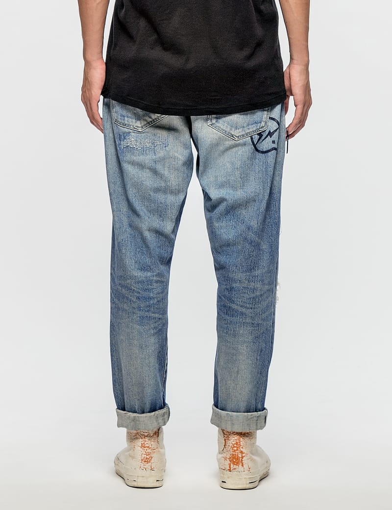 Five Years Wash Tapered 9/10 Cropped Length denim Jeans